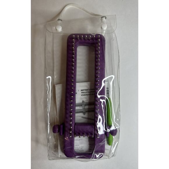 Loops & Threads Adjustable Knit Quick Sock Loom New 2 PCs. With Manual - Picture 3 of 3